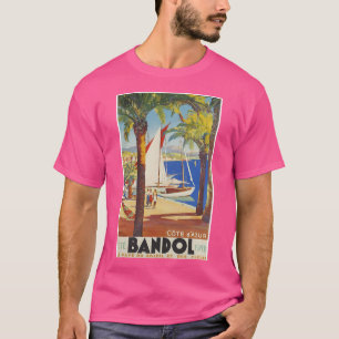 Camiseta Bandol France Vintage Travel Poster