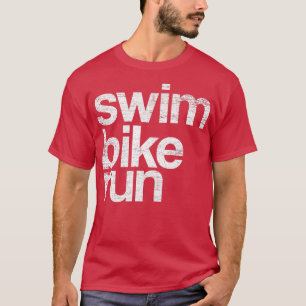 Camiseta Bañera de Bicicletas Triatlón Grunge 1