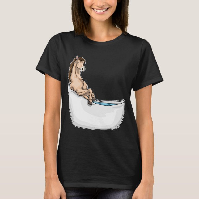 Camiseta Bañera de caballos (Anverso)