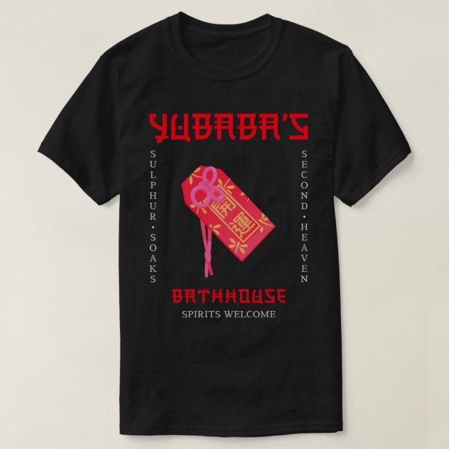 Camiseta Bañera de Yubaba (Diseño del anverso)