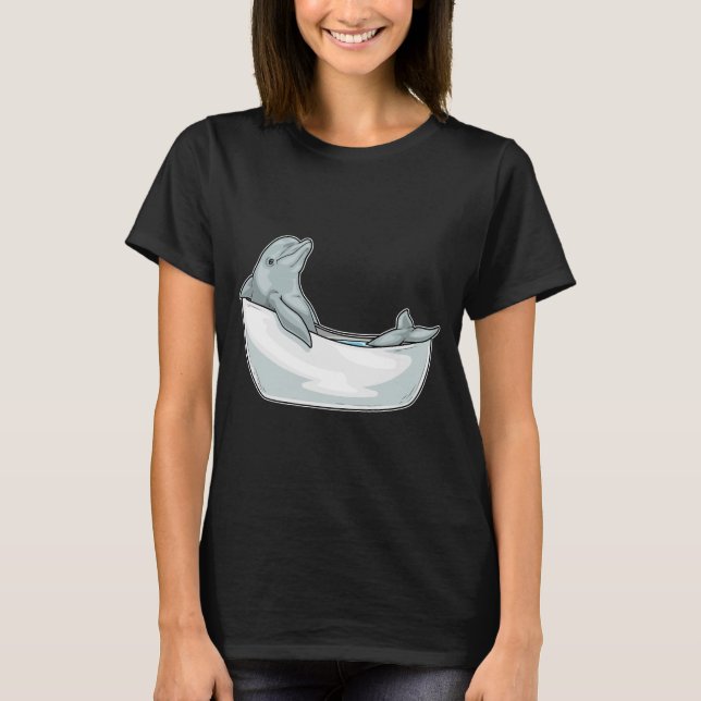 Camiseta Bañera Dolphin Bathe (Anverso)