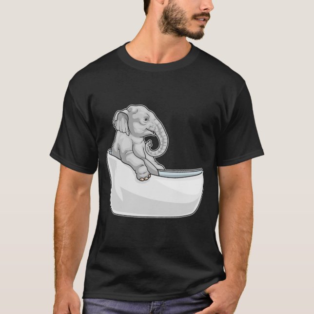 Camiseta Bañera Elephant Bathe (Anverso)