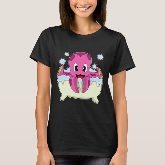 Camiseta Bañera Octopus (Anverso)