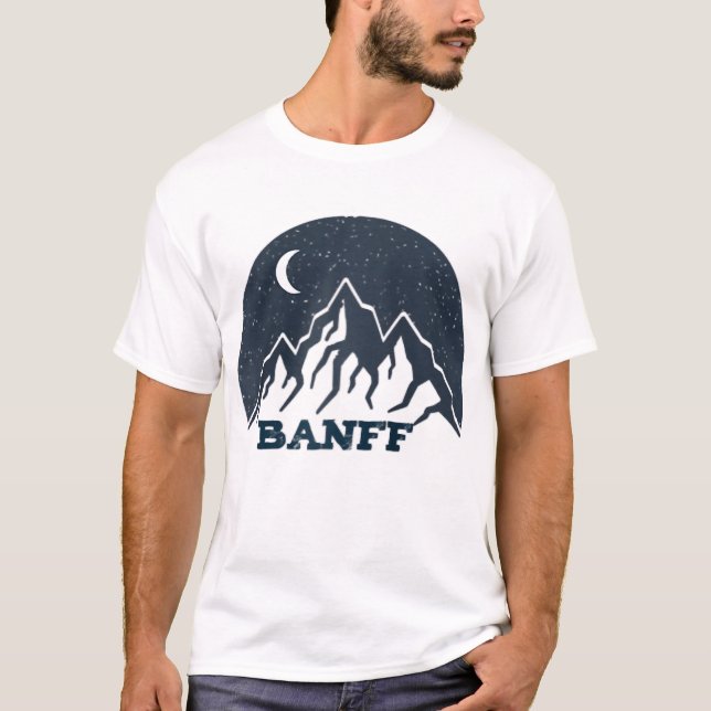 Camiseta Banff Alberta Canada Day Senderismo Montañas Campi (Anverso)