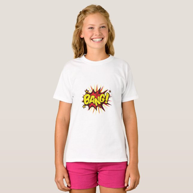 Camiseta "¡BANG! Tee de impacto" (Anverso completo)