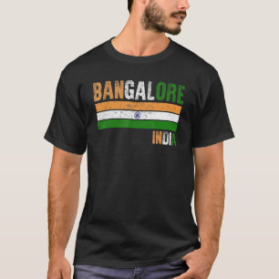 Camiseta Bangalore Bandera India Hombres Indios Mujeres Niñ