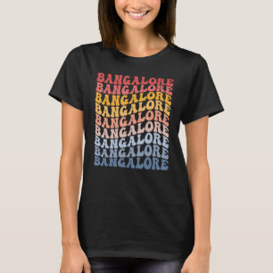 Camiseta Bangalore City Groovy Retro