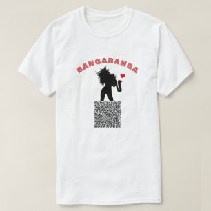 Camiseta Bangaranga Código QR Jazz Música Saxofón