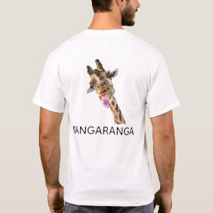 Camiseta Bangaranga con jirafa divertida