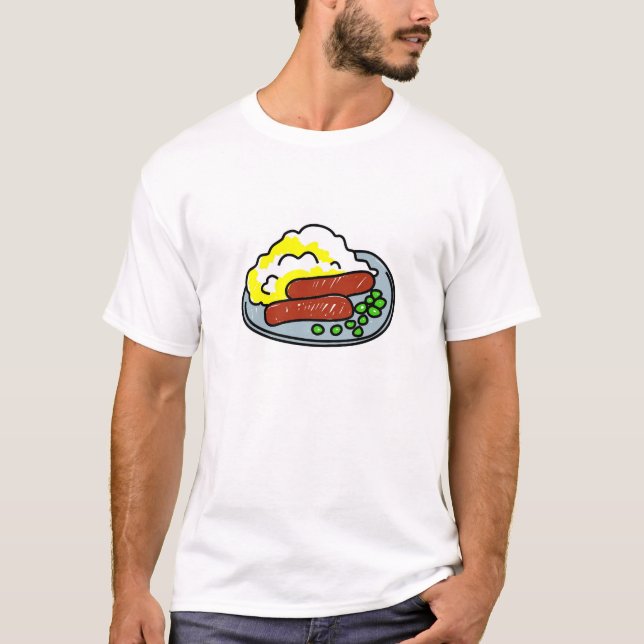 Camiseta bangers-y-puré (Anverso)