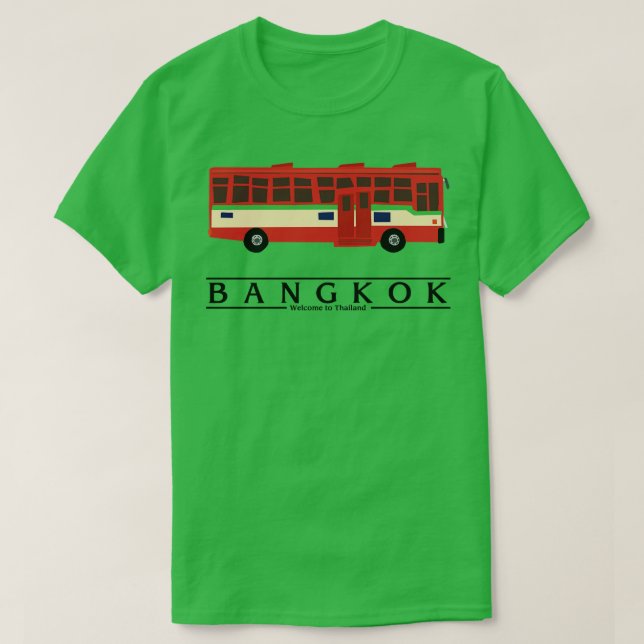 Camiseta Bangkok Bus Tailandia (Diseño del anverso)