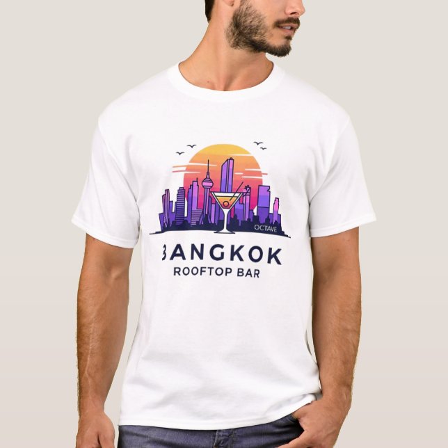CAMISETA BANGKOK ROOFTOP BAR (Anverso)