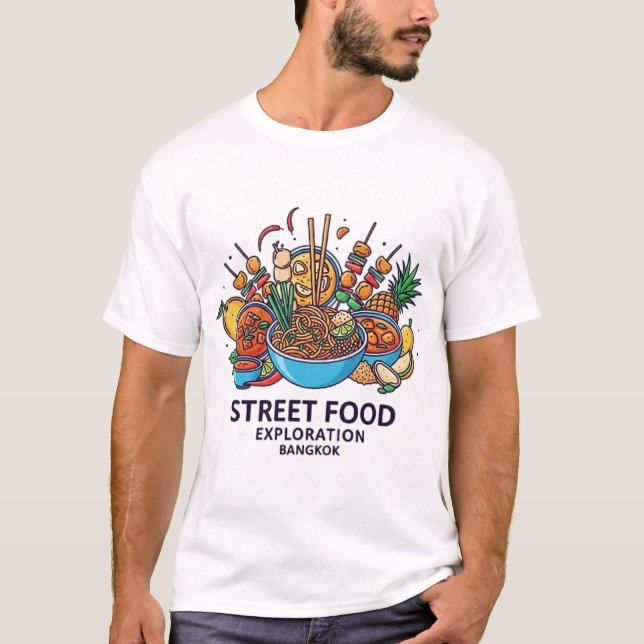 CAMISETA BANGKOK STREET FOOD EXPLORATION (Anverso)
