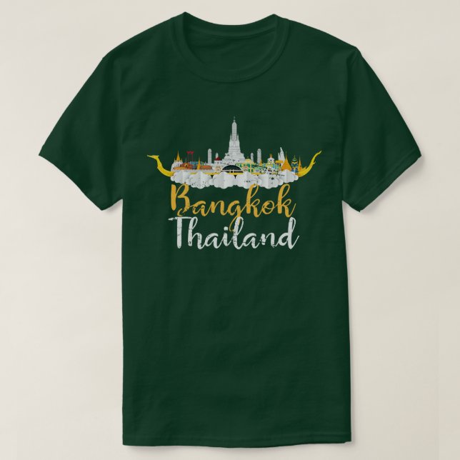 Camiseta Bangkok Tailandia (Diseño del anverso)