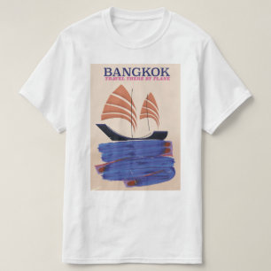 Camiseta Bangkok "Viaja allí en avión"