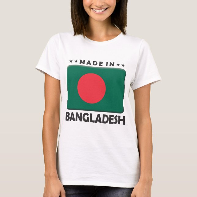Camiseta Bangladesh hizo (Anverso)