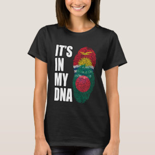Camiseta Bangladesh Y Kiribati Mezclan Bandera Del Patrimon