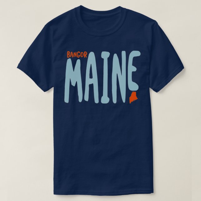 Camiseta Bangor Maine ME Maine Souvenir (Diseño del anverso)