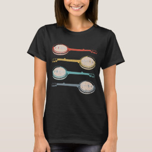 Camiseta Banjo Banjo Multicolor Banjo Vintage Retro Aparato