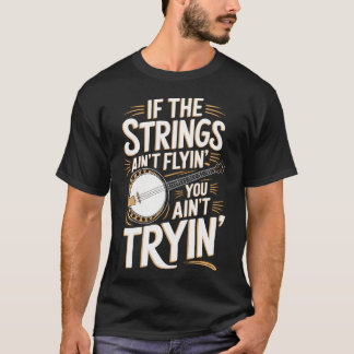 Camiseta Banjo con dedos - Bluegrass Folk Country