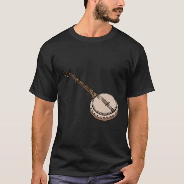 Camiseta Banjo Country Music (Anverso)