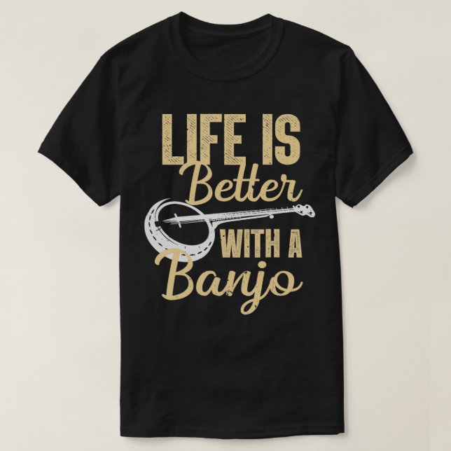 Camiseta Banjo Cute Para Hombres Mujeres Bluegrass Bluegras (Diseño del anverso)