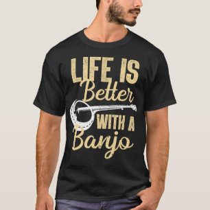 Camiseta Banjo Cute Para Hombres Mujeres Bluegrass Bluegras