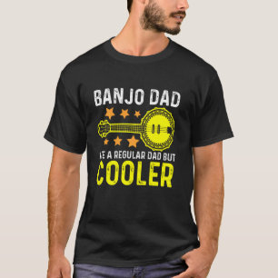 Camiseta Banjo Dad Stringband Acoustic Instruments Guitar