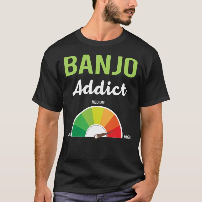 Camiseta Banjo de adicción (Anverso)