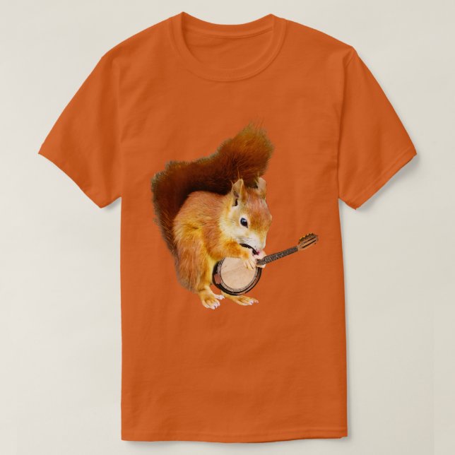 Camiseta Banjo De La Ardilla (Diseño del anverso)