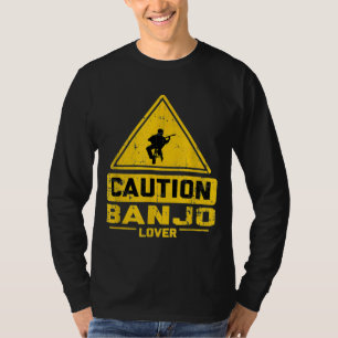 Camiseta Banjo de precaución