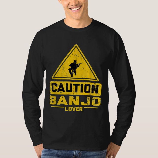 Camiseta Banjo de precaución (Anverso)