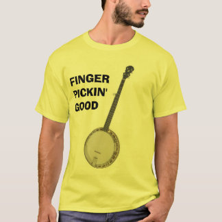 Camiseta Banjo - dedo Pickin bueno