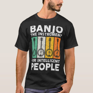 Camiseta Banjo El Instrumento Para La Música Inteligente