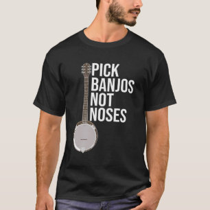 Camiseta Banjo Gift Divertido eslogan Diseño de Bluegrass