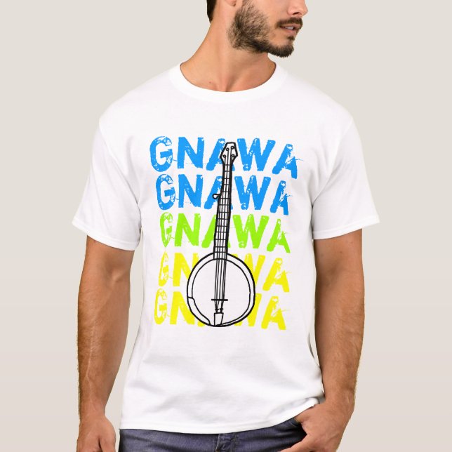 Camiseta Banjo Gnawa (Anverso)