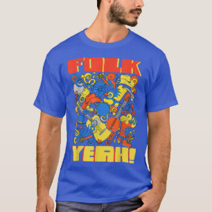 Camiseta Banjo Guitar Player Folk Yeah 