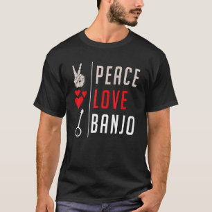Camiseta Banjo Instrumento Musical Country Music Banjo Musi