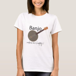 Camiseta Banjo me hace feliz