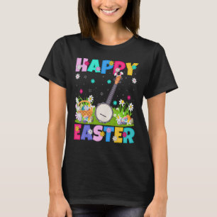 Camiseta Banjo Music Happy Easter Bunny Banjo Easter Sund