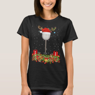 Camiseta Banjo Music Lover Xmas Gira Santa Hat Banjo Cristo