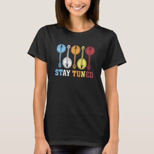 Camiseta Banjo Music Stay Tuned Banjo Guitar