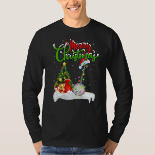 Camiseta Banjo Music Xmas Decoraciones Santa Banjo Christma