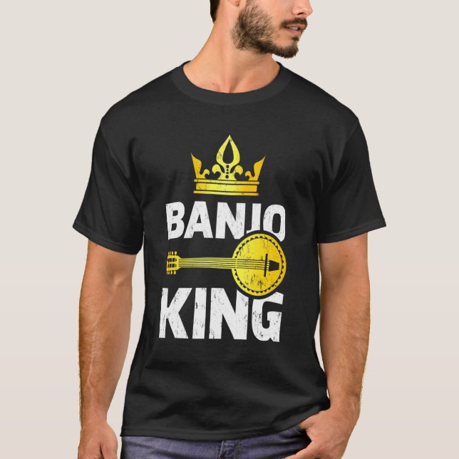 Camiseta Banjo musical Banjo King (Anverso)
