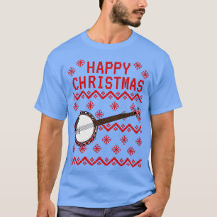Camiseta Banjo Navidades feos Banjoist Folsician