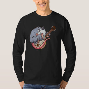 Camiseta Banjo Opossum Opossum Jugando Banjo