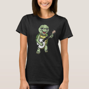 Camiseta Banjo Picadura Tortuga Cute Terrapin Gráfico 1