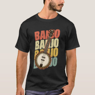 Camiseta Banjo Player Bluegrass Folk Music Banjo