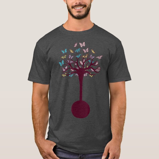 Camiseta Banjo Tree Folk Music Band Bluegrass Músico (Anverso)