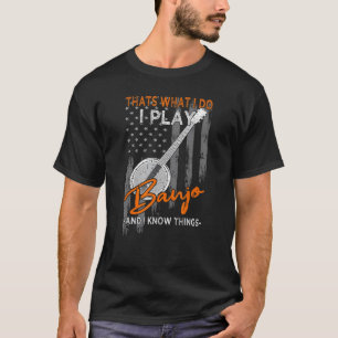 Camiseta Banjo Usa Bandera Eso Que Hago Yo Juego Banjo Y Kn